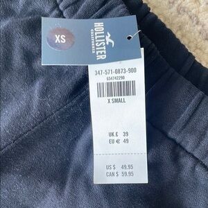 Hollister Black Sweatpants XS